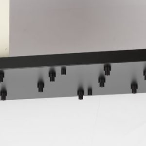 Visual Comfort Modern - SLCH575B - Canopy - Nightshade Black
