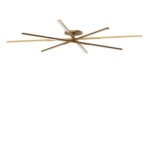 Visual Comfort Modern - SLFM56627CCHAB - LED Flush Mount - Cityscape - Hand Rubbed Antique Brass