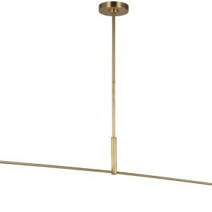 Visual Comfort Modern - SLLS57130HAB - LED Linear Chandelier - Ponte - Hand Rubbed Antique Brass