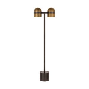 Visual Comfort Modern - AKFL34127BDZ/BWB - LED Floor Lamp - Octavia - Blackened Bronze/Bright Worn Brass