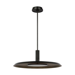 Visual Comfort Modern - AKPD17127BZ/DB - LED Pendant - Saucer - Dark Bronze/Darkened Brass
