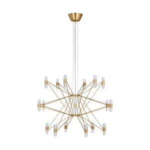 Visual Comfort Modern - SLCH24827NB - LED Chandelier - Lassell - Natural Brass