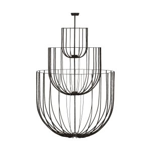 Visual Comfort Modern - SLCH32927AI - LED Chandelier - Sanchi - Aged Iron