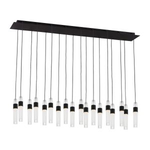 Visual Comfort Modern - SLCH40227B-277 - LED Chandelier - Lassell - Nightshade Black