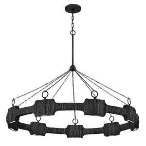 Hinkley - 34108CBK - LED Chandelier - Raffi - Carbon Black