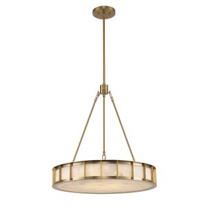 Trans Globe Imports - 11746 AG - Six Light Chandelier - Ivory Isle - Antique Gold