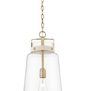 Millennium - 22701-VB - One Light Pendant - Lolla - Vintage Brass