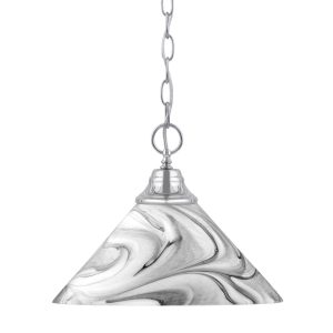 Toltec Lighting - 10-CH-2129 - One Light Pendant - Chain - Chrome