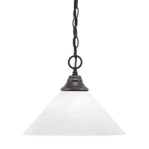 Toltec Lighting - 10-DG-2121 - One Light Pendant - Chain - Dark Granite