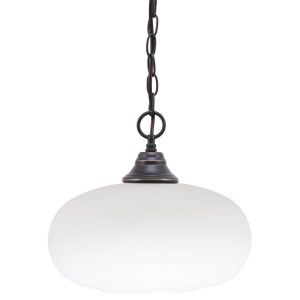 Toltec Lighting - 10-DG-216 - One Light Pendant - Chain - Dark Granite