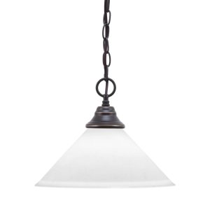 Toltec Lighting - 10-DG-316 - One Light Pendant - Chain - Dark Granite