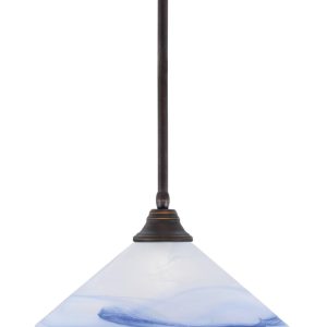 Toltec Lighting - 26-DG-514 - One Light Pendant - Any - Dark Granite