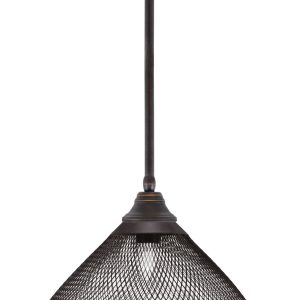 Toltec Lighting - 26-DG-808-DG - One Light Pendant - Any - Dark Granite