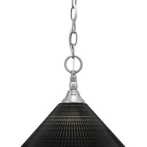Toltec Lighting - 11-BN-4009 - One Light Mini Pendant - Chain - Brushed Nickel