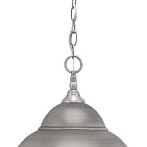 Toltec Lighting - 11-BN-428-BN - One Light Mini Pendant - Chain - Brushed Nickel