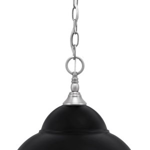 Toltec Lighting - 11-BN-428-MB - One Light Mini Pendant - Chain - Brushed Nickel