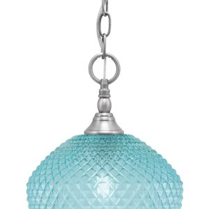 Toltec Lighting - 11-BN-4925 - One Light Mini Pendant - Chain - Brushed Nickel