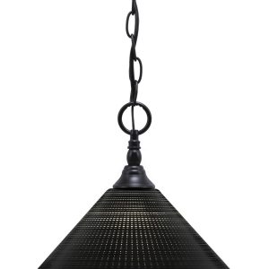 Toltec Lighting - 11-MB-4009 - One Light Mini Pendant - Chain - Matte Black