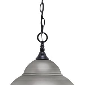 Toltec Lighting - 11-MB-428-BN - One Light Mini Pendant - Chain - Matte Black