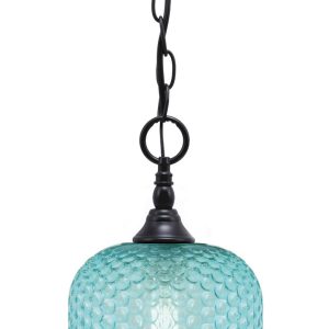Toltec Lighting - 11-MB-4915 - One Light Mini Pendant - Chain - Matte Black