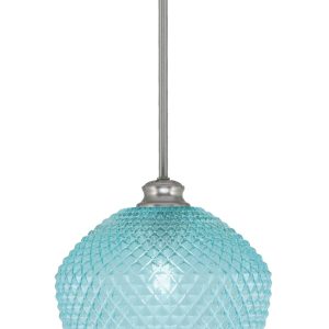 Toltec Lighting - 72-BN-4925 - One Light Pendant - Zola - Brushed Nickel