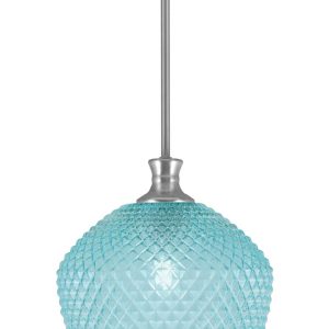 Toltec Lighting - 75-BN-4925 - One Light Pendant - Zola - Brushed Nickel