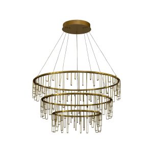 Golden - 5461-32-26-18 SSG - LED Chandelier - Lucerna - Stainless Steel Gold