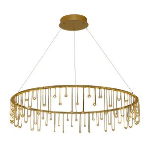Golden - 5461-39 SSG - LED Chandelier - Lucerna - Stainless Steel Gold