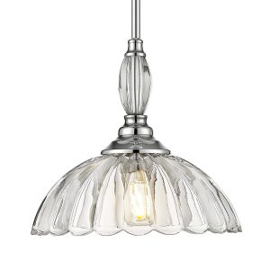 Golden - 6952-M CH-CLR - One Light Pendant - Audra - Chrome