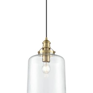Millennium - 218201-VB - One Light Pendant - Khrisa - Vintage Brass