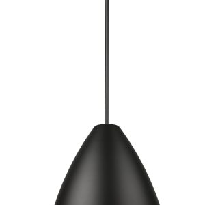 Millennium - 25201-MB - One Light Pendant - Kayman - Matte Black
