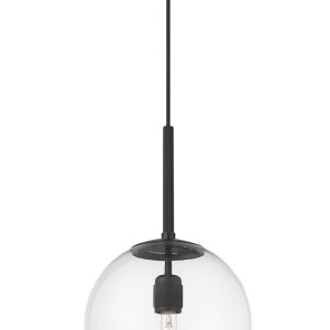 Millennium - 25401-MB - One Light Pendant - Kairo - Matte Black