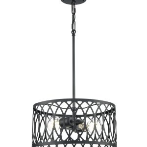 Millennium - 42102-MB - Two Light Pendant - Arelyn - Matte Black