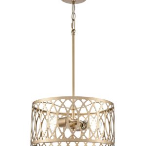 Millennium - 42102-PMG - Two Light Pendant - Arelyn - Painted Modern Gold