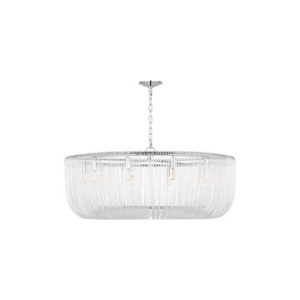 Visual Comfort Studio - CP14710PN - Ten Light Pendant - Pierce - Polished Nickel
