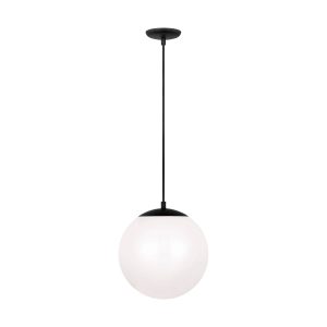 Visual Comfort Studio - 6022EN3-112 - One Light Pendant - Leo - Hanging Globe - Midnight Black