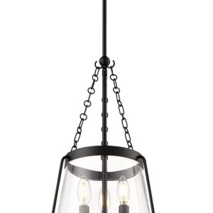 Millennium - 21403-MB - Three Light Pendant - Adabella - Matte Black