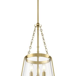Millennium - 21403-VB - Three Light Pendant - Adabella - Vintage Brass