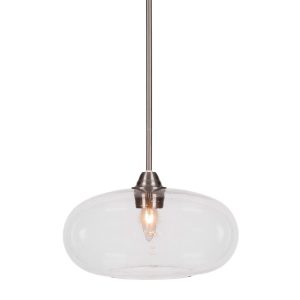 Toltec Lighting - 3401-BN-206 - One Light Pendant - Paramount - Brushed Nickel