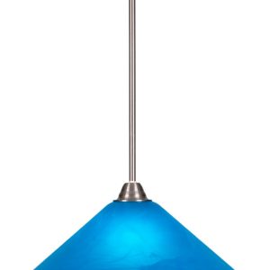 Toltec Lighting - 3401-BN-415 - One Light Pendant - Paramount - Brushed Nickel
