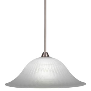 Toltec Lighting - 3401-BN-5881 - One Light Pendant - Paramount - Brushed Nickel