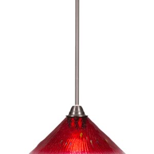 Toltec Lighting - 3401-BN-706 - One Light Pendant - Paramount - Brushed Nickel