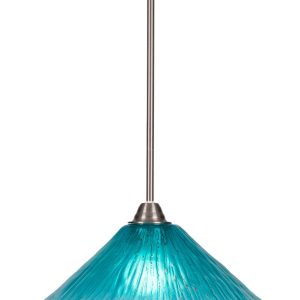 Toltec Lighting - 3401-BN-715 - One Light Pendant - Paramount - Brushed Nickel