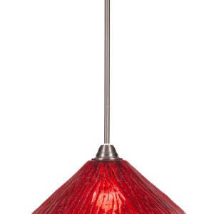Toltec Lighting - 3401-BN-716 - One Light Pendant - Paramount - Brushed Nickel
