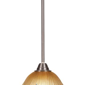 Toltec Lighting - 3401-BN-730 - One Light Mini Pendant - Paramount - Brushed Nickel