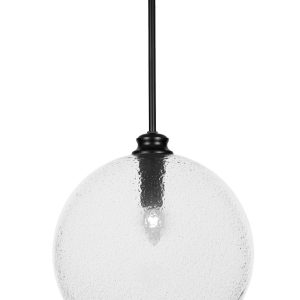 Toltec Lighting - 70-MB-4392 - One Light Pendant - Kimbro - Matte Black