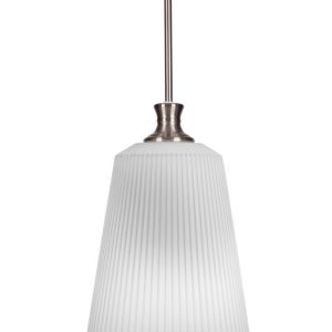 Toltec Lighting - 73-BN-4641 - One Light Pendant - Carina - Brushed Nickel