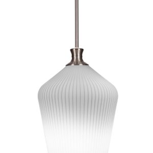 Toltec Lighting - 73-BN-4651 - One Light Pendant - Carina - Brushed Nickel
