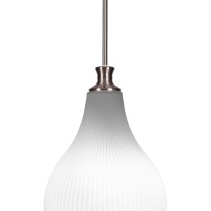 Toltec Lighting - 73-BN-4661 - One Light Pendant - Carina - Brushed Nickel