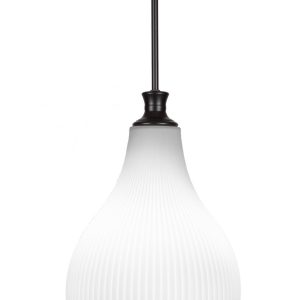 Toltec Lighting - 73-MB-4661 - One Light Pendant - Carina - Matte Black